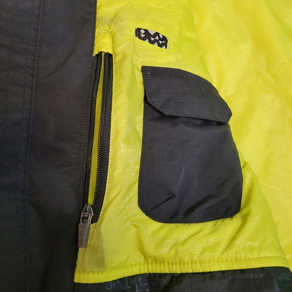 Spyder Ski Jacket Mens Fit Large Waterproof Insulated Freeryde Full Zip Logo - Picture 10 of 16